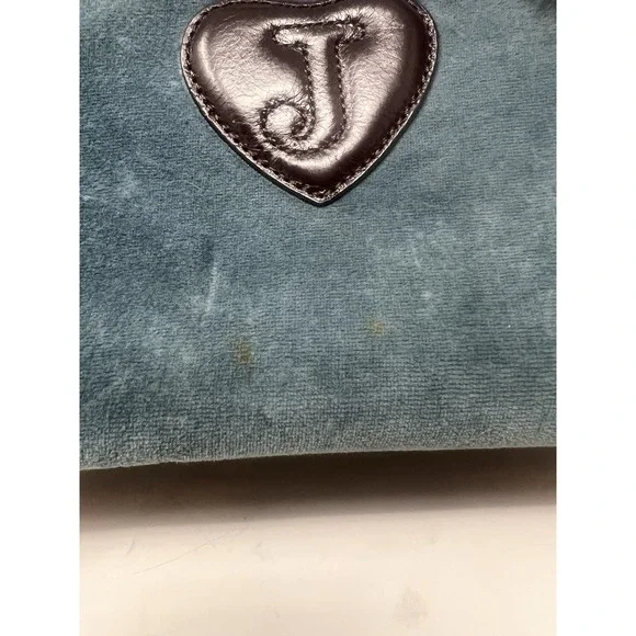 VINTAGE JUICY COUTURE BOWLER BAG * RARE BLUE VELVET *